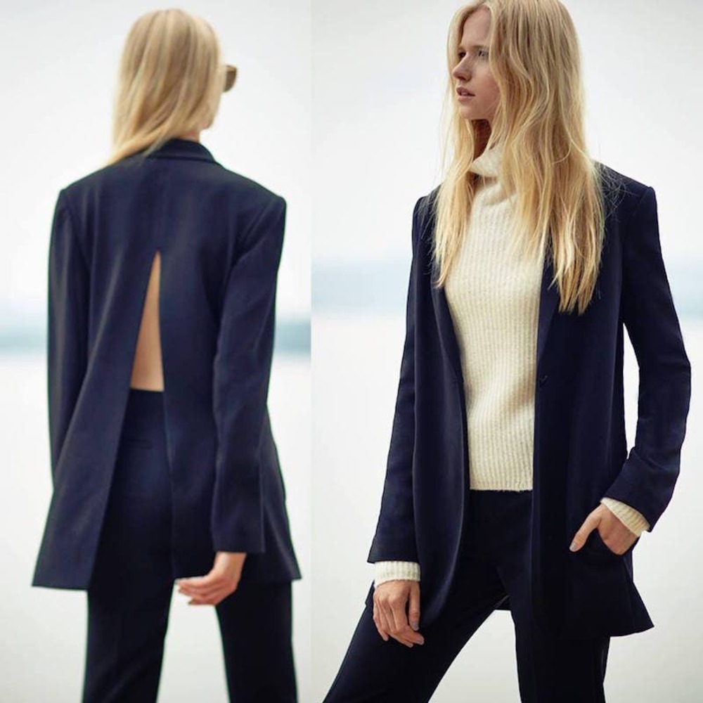 Theory Geltha Admiral Crepe Blazer